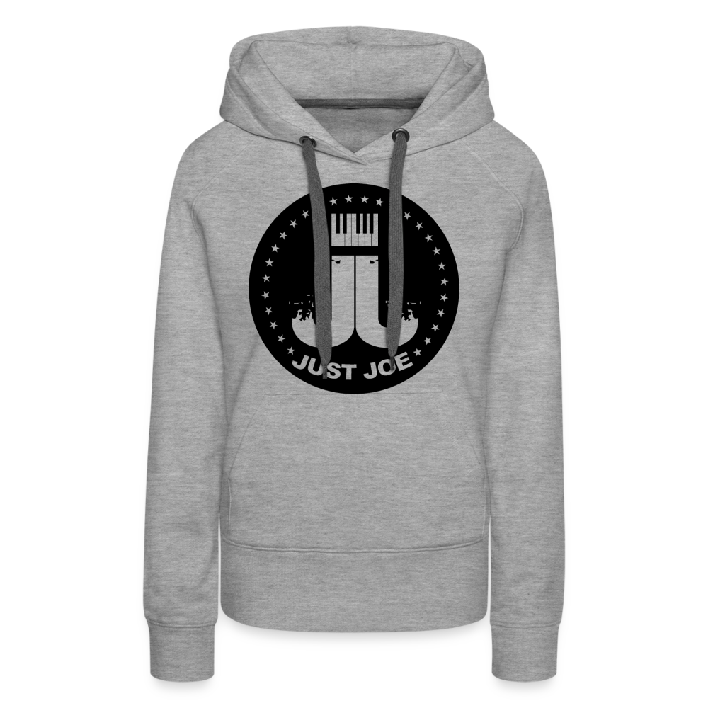 Just Joe Women’s Premium Hoodie - heather grey