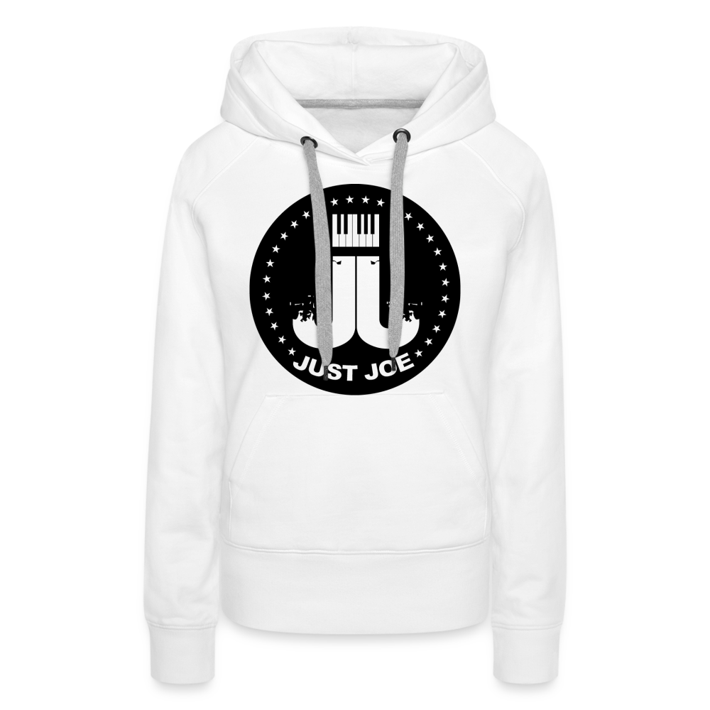 Just Joe Women’s Premium Hoodie - white