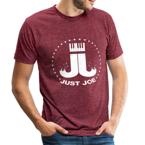 Just Joe Unisex Tri-Blend T-Shirt - heather cranberry
