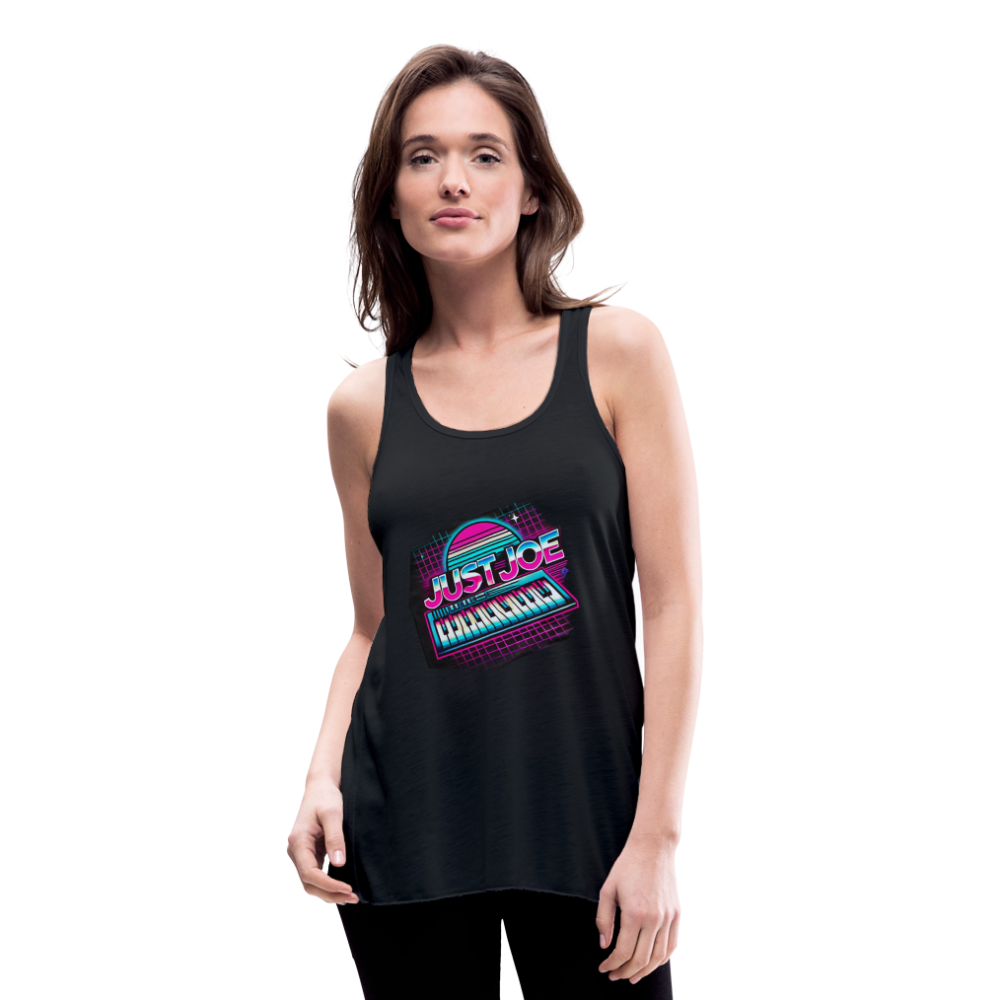 Women's Flowy Tank Top by Bella (Just Joe Retro) - black