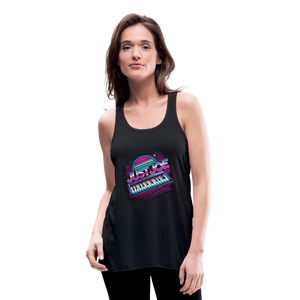 Women's Flowy Tank Top by Bella (Just Joe Retro) - black