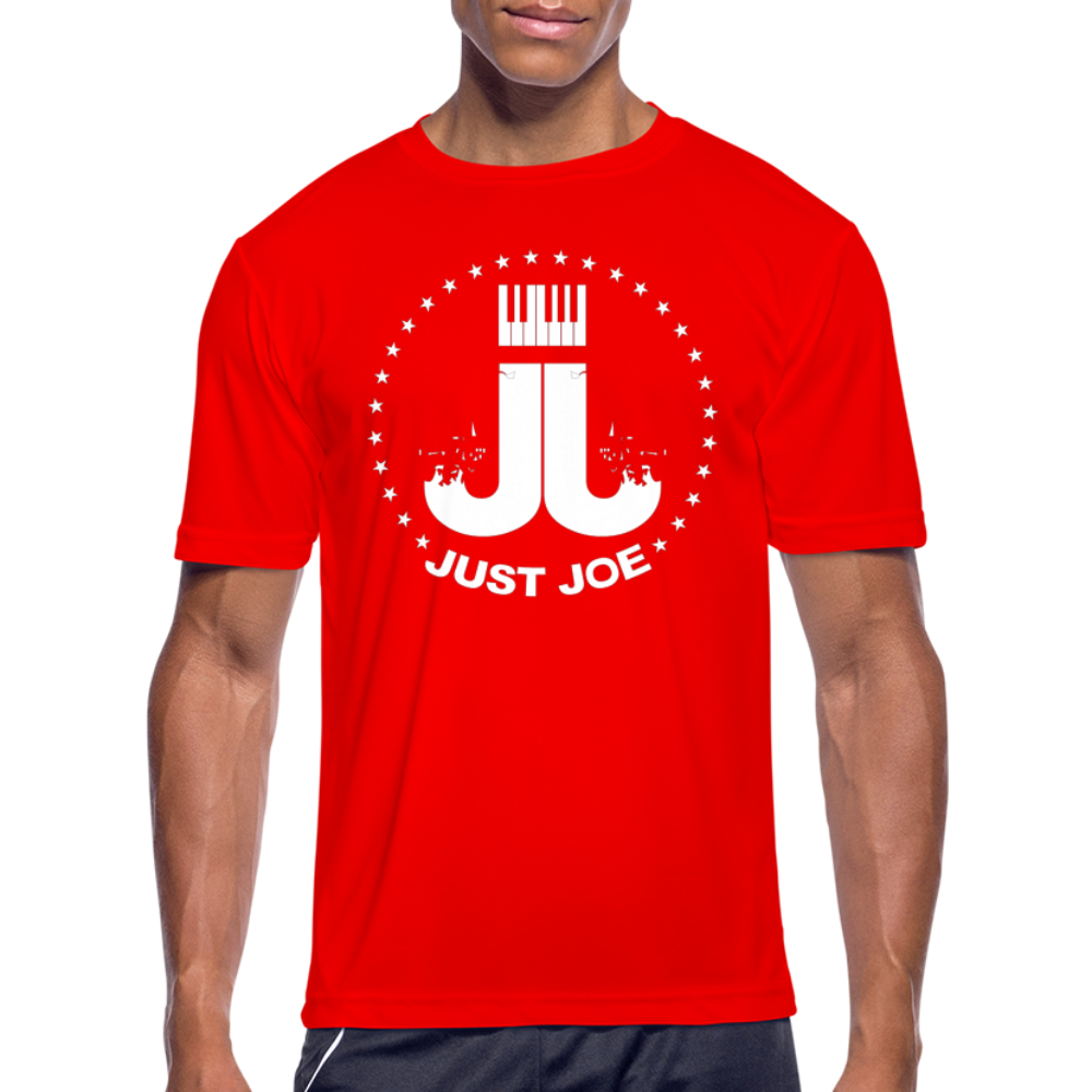 Just Joe Men’s Moisture Wicking Performance T-Shirt - red