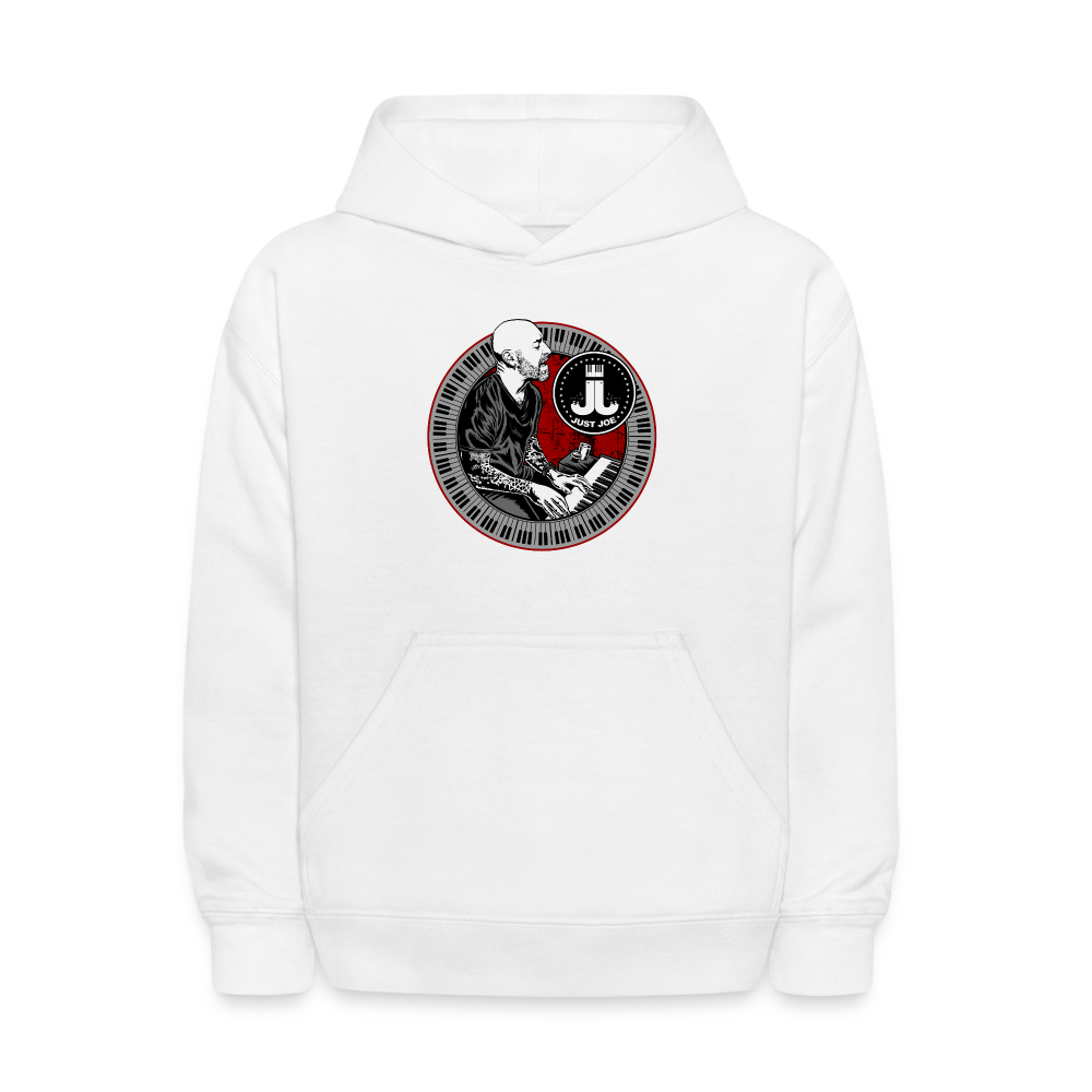 Just Joe Kids' Tour Hoodie - white