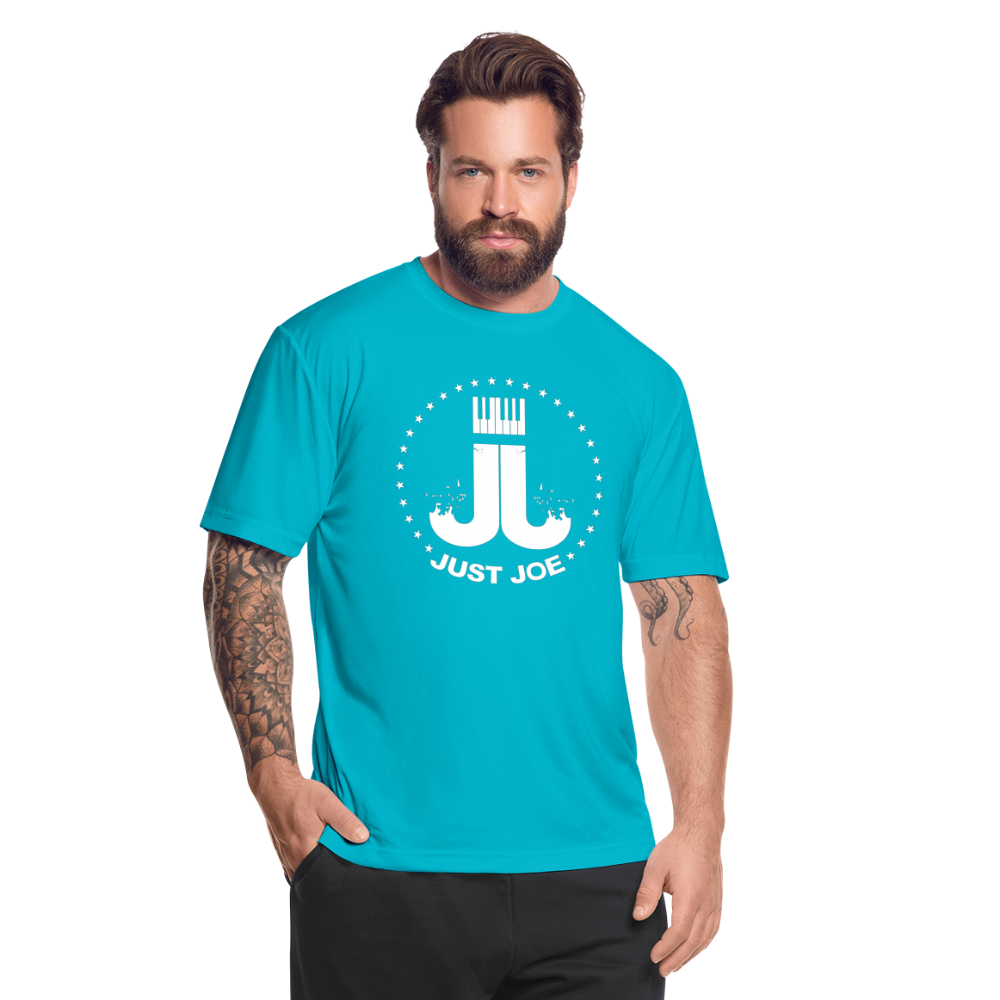 Just Joe Men’s Moisture Wicking Performance T-Shirt - turquoise