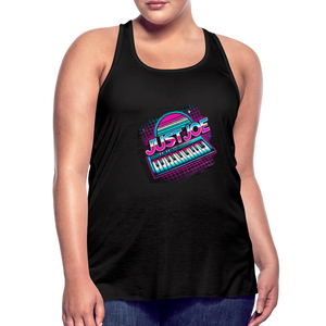 Women's Flowy Tank Top by Bella (Just Joe Retro) - black