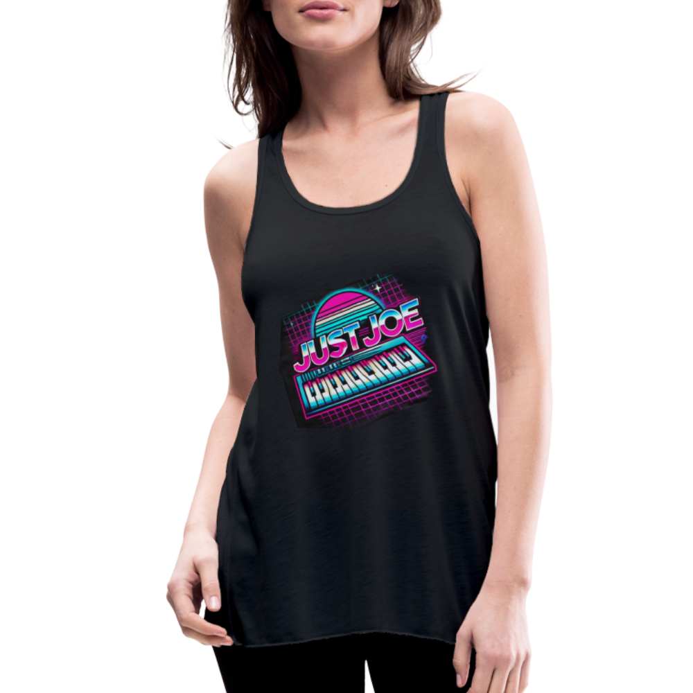 Women's Flowy Tank Top by Bella (Just Joe Retro) - black