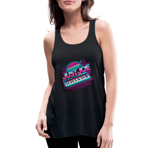 Women's Flowy Tank Top by Bella (Just Joe Retro) - black