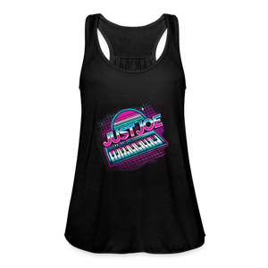 Women's Flowy Tank Top by Bella (Just Joe Retro) - black