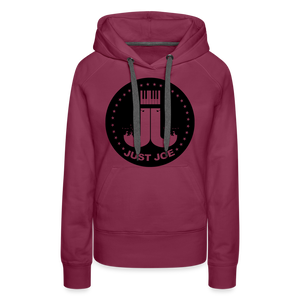 Just Joe Women’s Premium Hoodie - burgundy