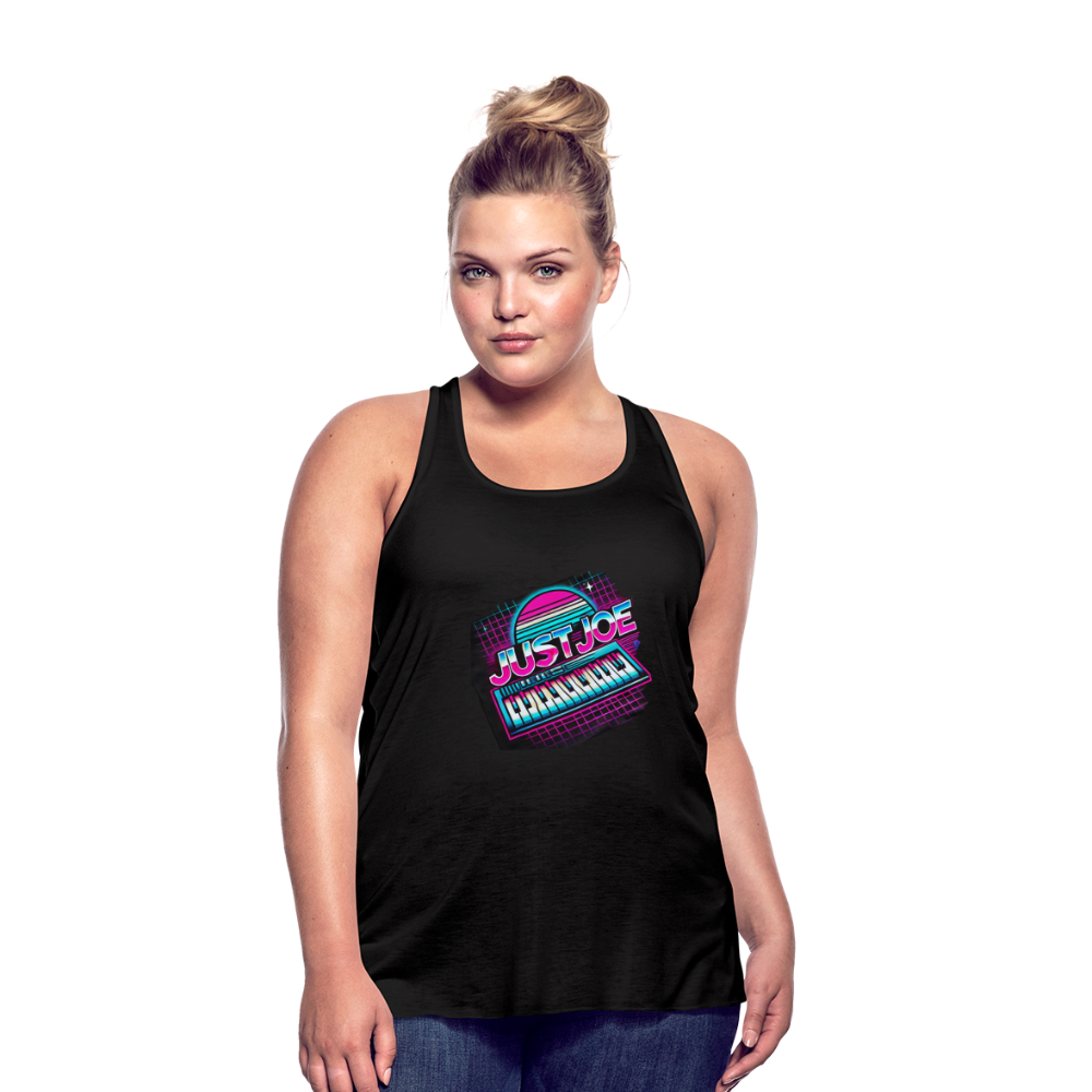 Women's Flowy Tank Top by Bella (Just Joe Retro) - black