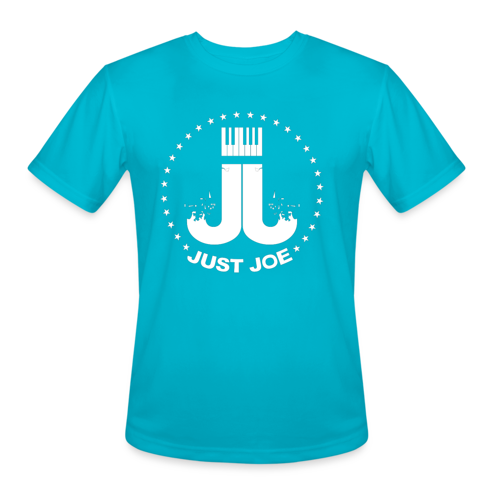 Just Joe Men’s Moisture Wicking Performance T-Shirt - turquoise