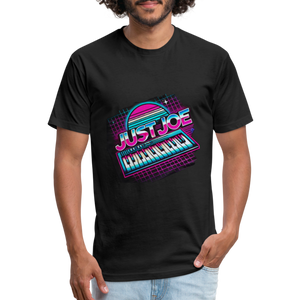 Just Joe Retro (Fitted Cotton/Poly T-Shirt by Next Level) - black