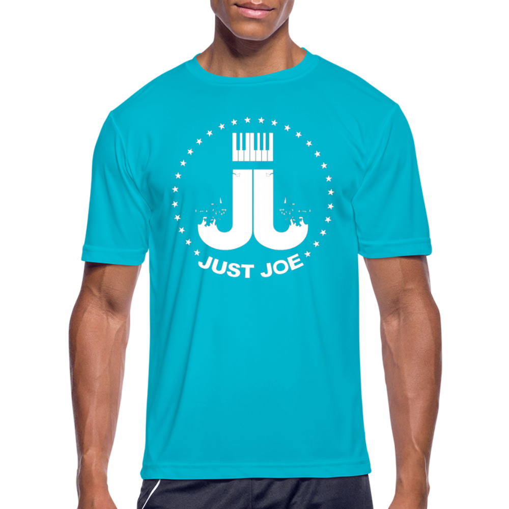 Just Joe Men’s Moisture Wicking Performance T-Shirt - turquoise