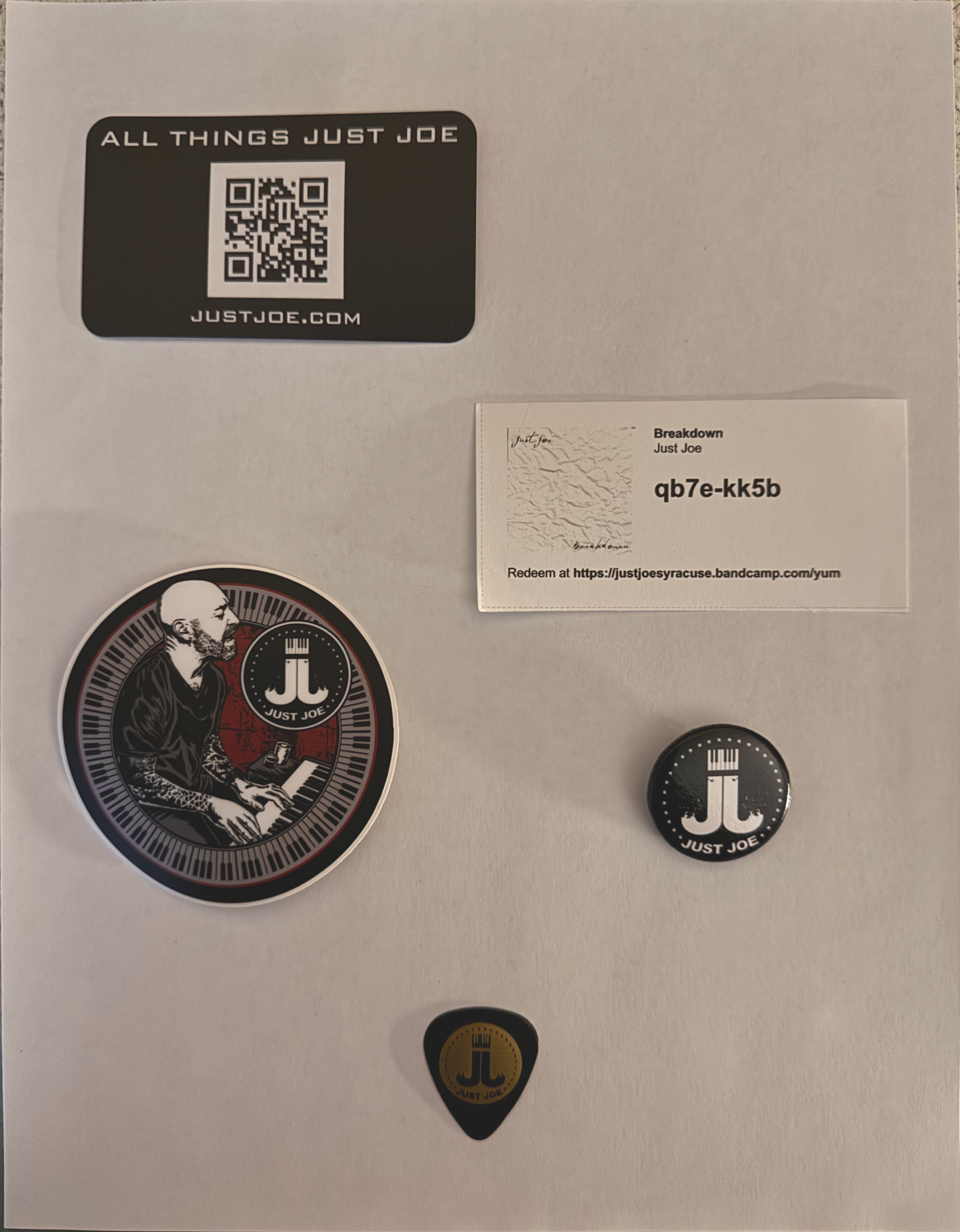 Just Joe Tour Merch Pack