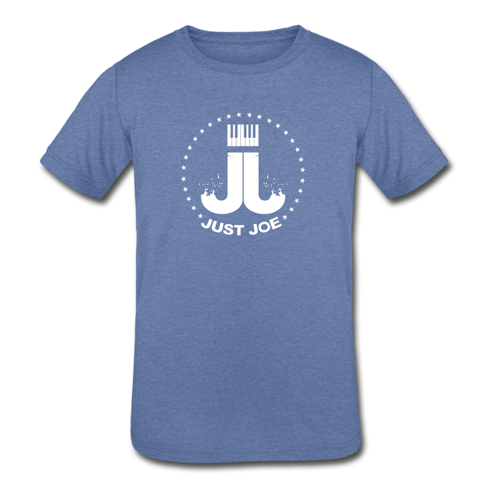 Just Joe Kids' Tri-Blend T-Shirt - heather Blue