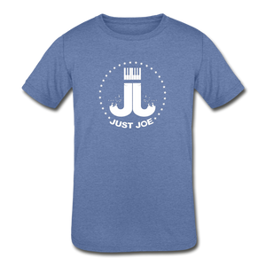 Just Joe Kids' Tri-Blend T-Shirt - heather Blue