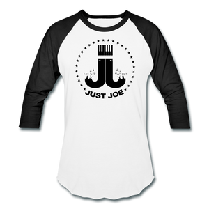 Just Joe Baseball T-Shirt (Black Logo) - white/black