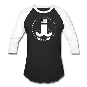 Just Joe Baseball T-Shirt (White Logo) - black/white