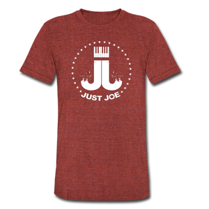 Just Joe Unisex Tri-Blend T-Shirt - heather cranberry