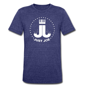 Just Joe Unisex Tri-Blend T-Shirt - heather indigo