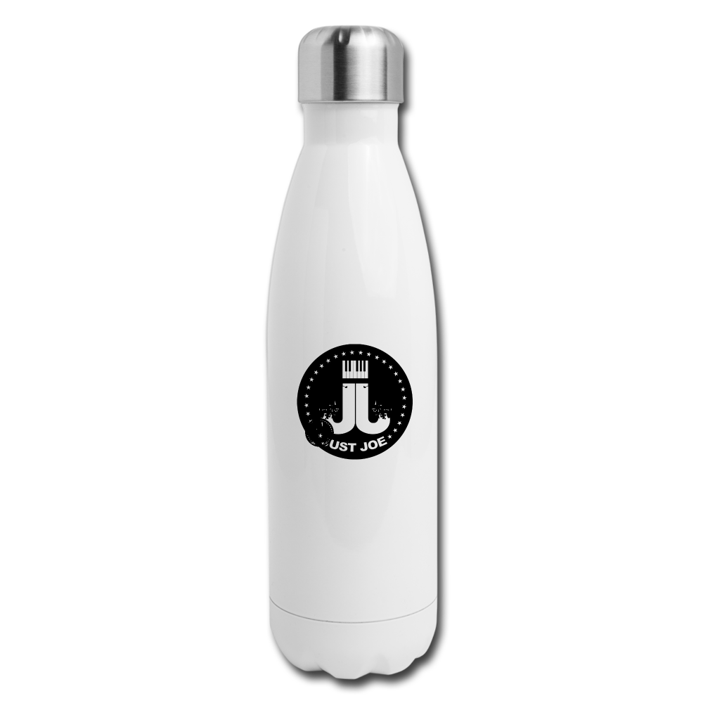 Insulated Stainless Steel Water Bottle - white