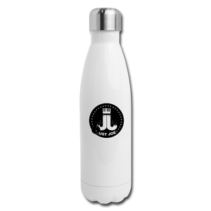 Insulated Stainless Steel Water Bottle - white