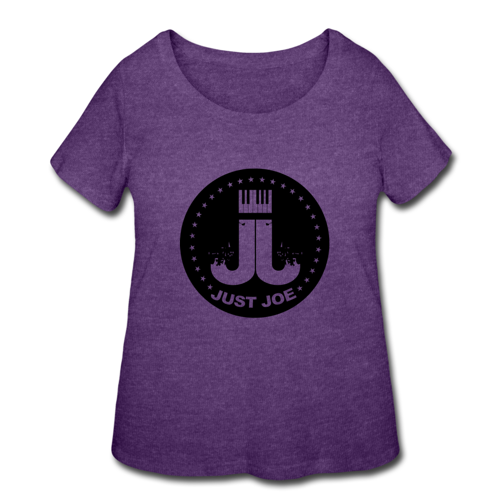 Women’s Curvy T-Shirt - heather purple