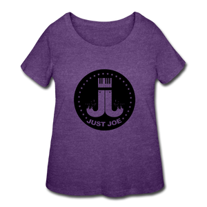 Women’s Curvy T-Shirt - heather purple