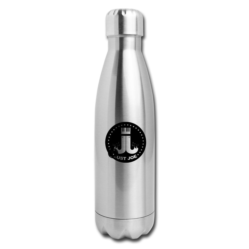 Insulated Stainless Steel Water Bottle - silver