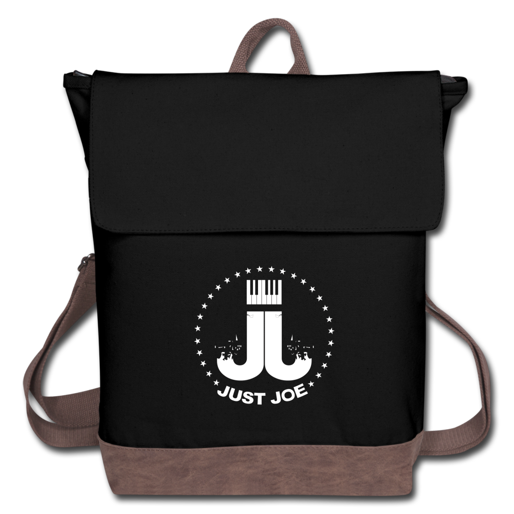 Just Joe Canvas Backpack - black/brown
