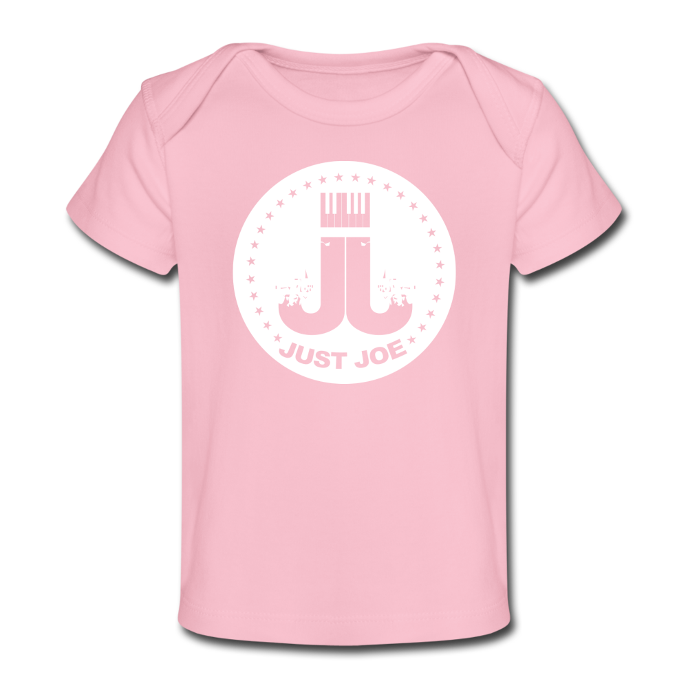 Just Joe Organic Baby T-Shirt - light pink