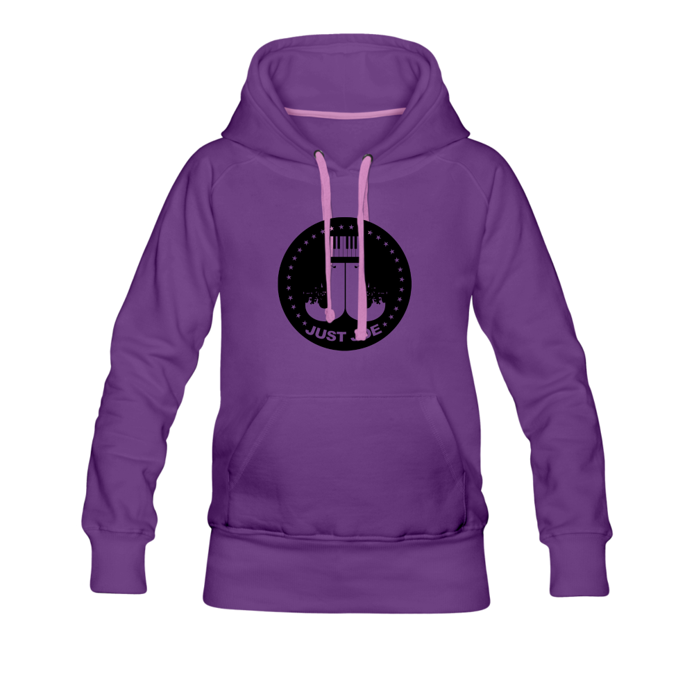 Just Joe Women’s Premium Hoodie - purple