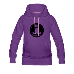 Just Joe Women’s Premium Hoodie - purple