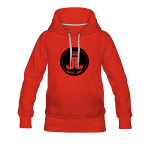 Just Joe Women’s Premium Hoodie - red