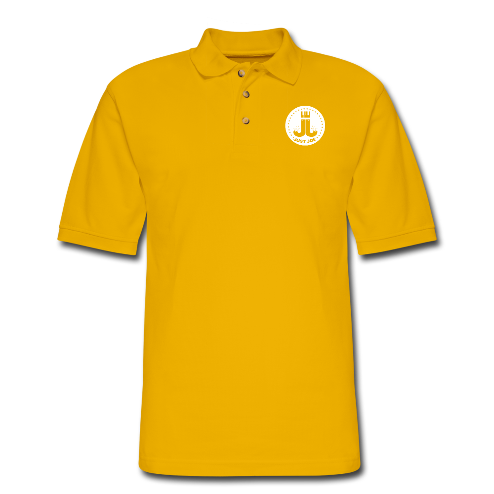 Just Joe Men's Pique Polo Shirt - Yellow