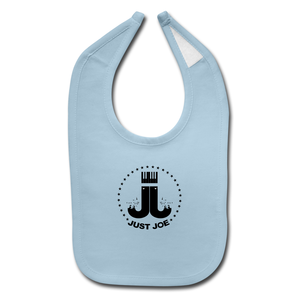 Just Joe Baby Bib - light blue