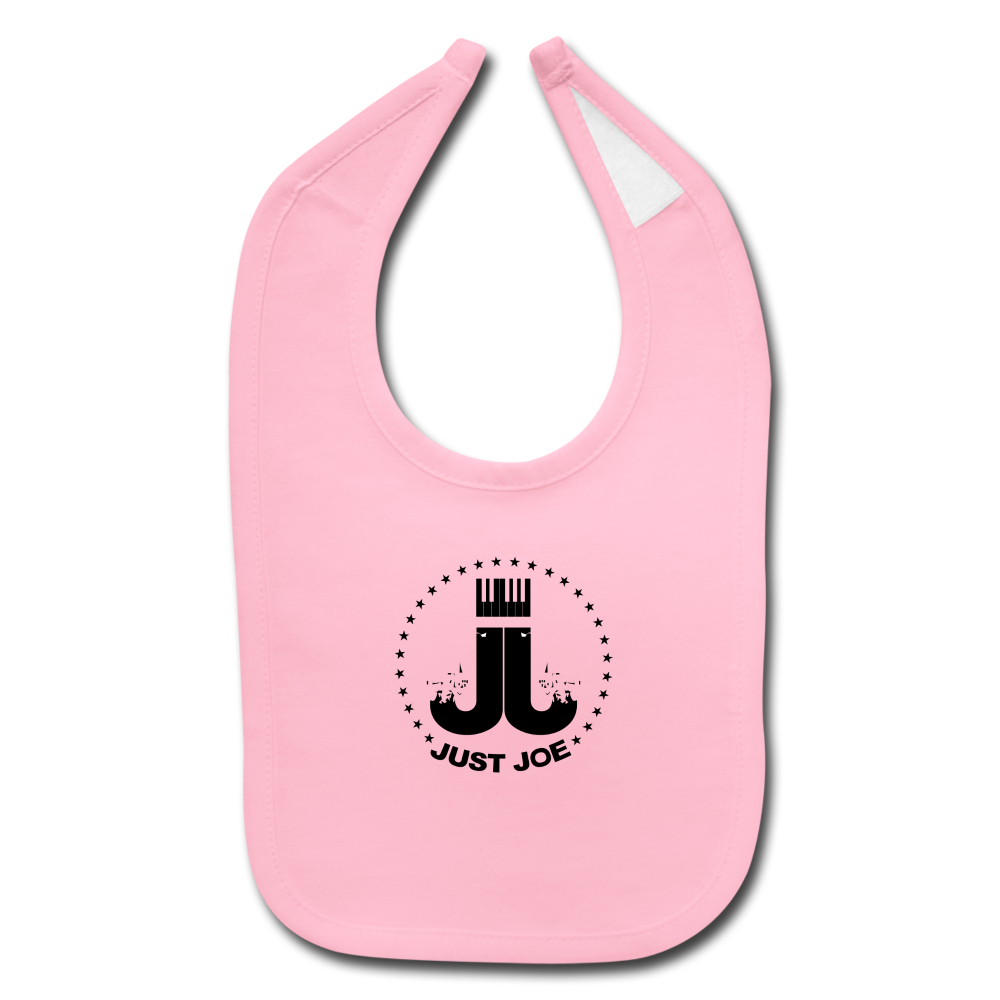 Just Joe Baby Bib - light pink