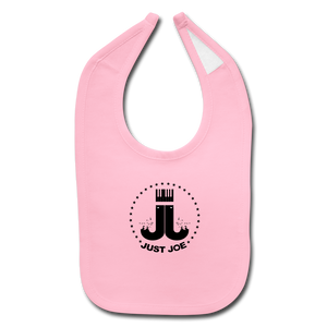 Just Joe Baby Bib - light pink