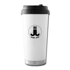 Just Joe Travel Mug - white