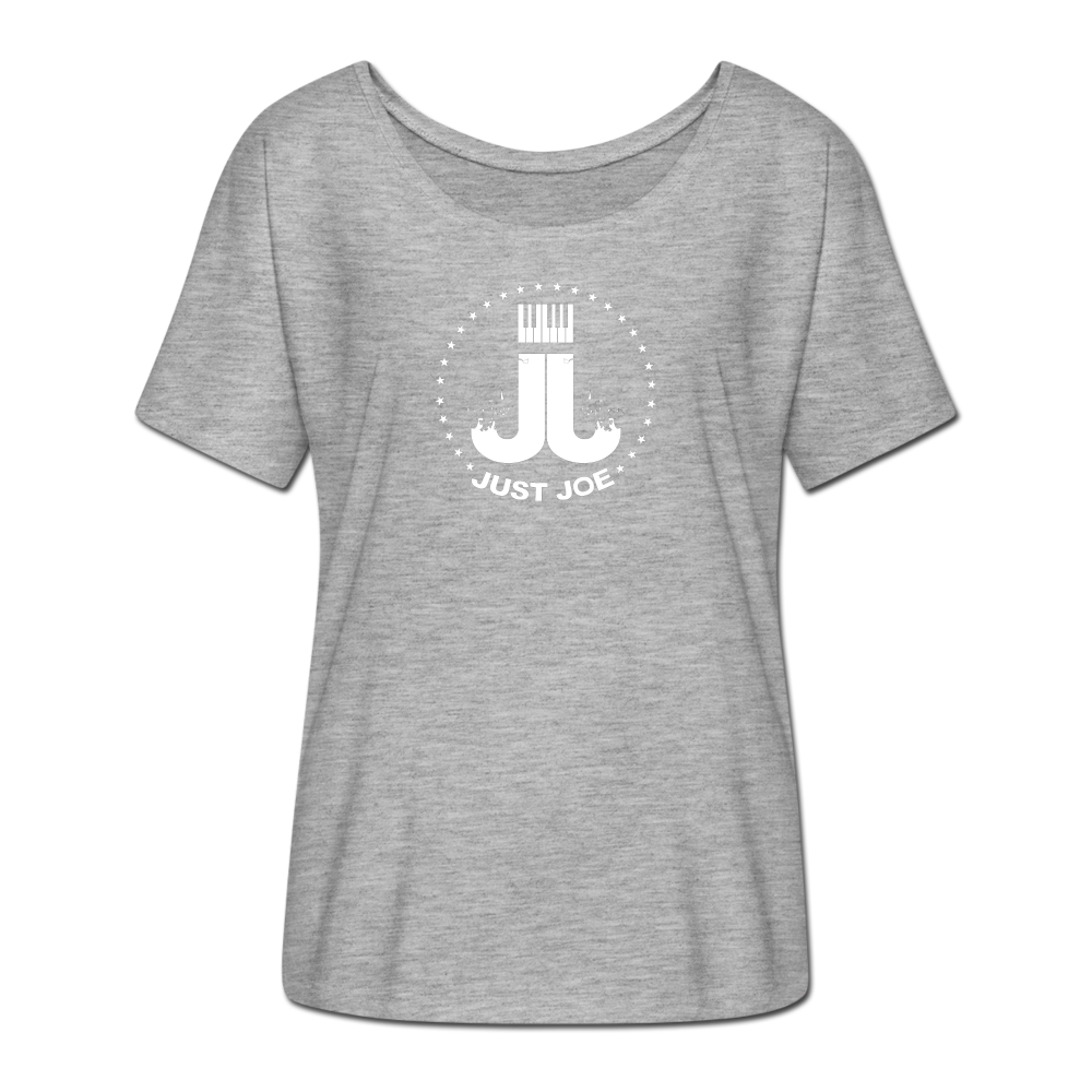 Just Joe Women’s Flowy T-Shirt - heather gray