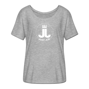 Just Joe Women’s Flowy T-Shirt - heather gray