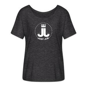 Just Joe Women’s Flowy T-Shirt - charcoal gray