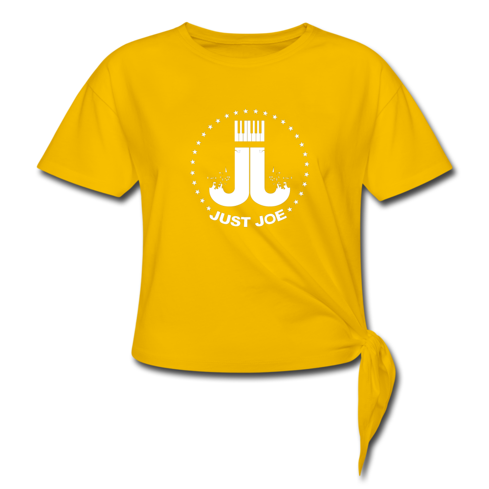 Just Joe Women's Knotted T-Shirt - sun yellow