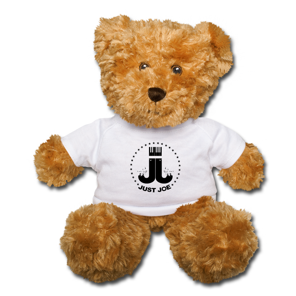 Just Joe Teddy Bear - white