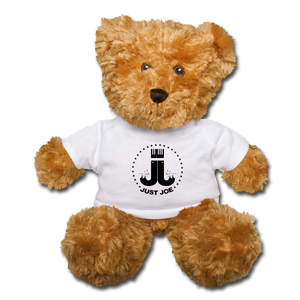 Just Joe Teddy Bear - white