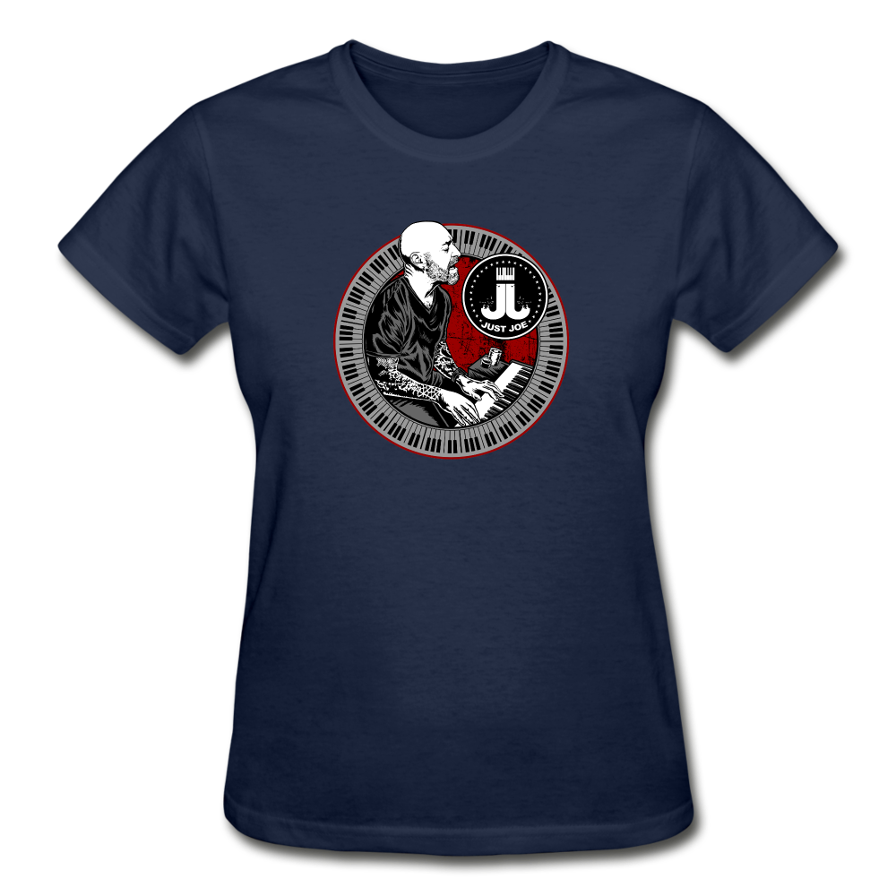 Just Joe Tour Gildan Ultra Cotton Ladies T-Shirt - navy