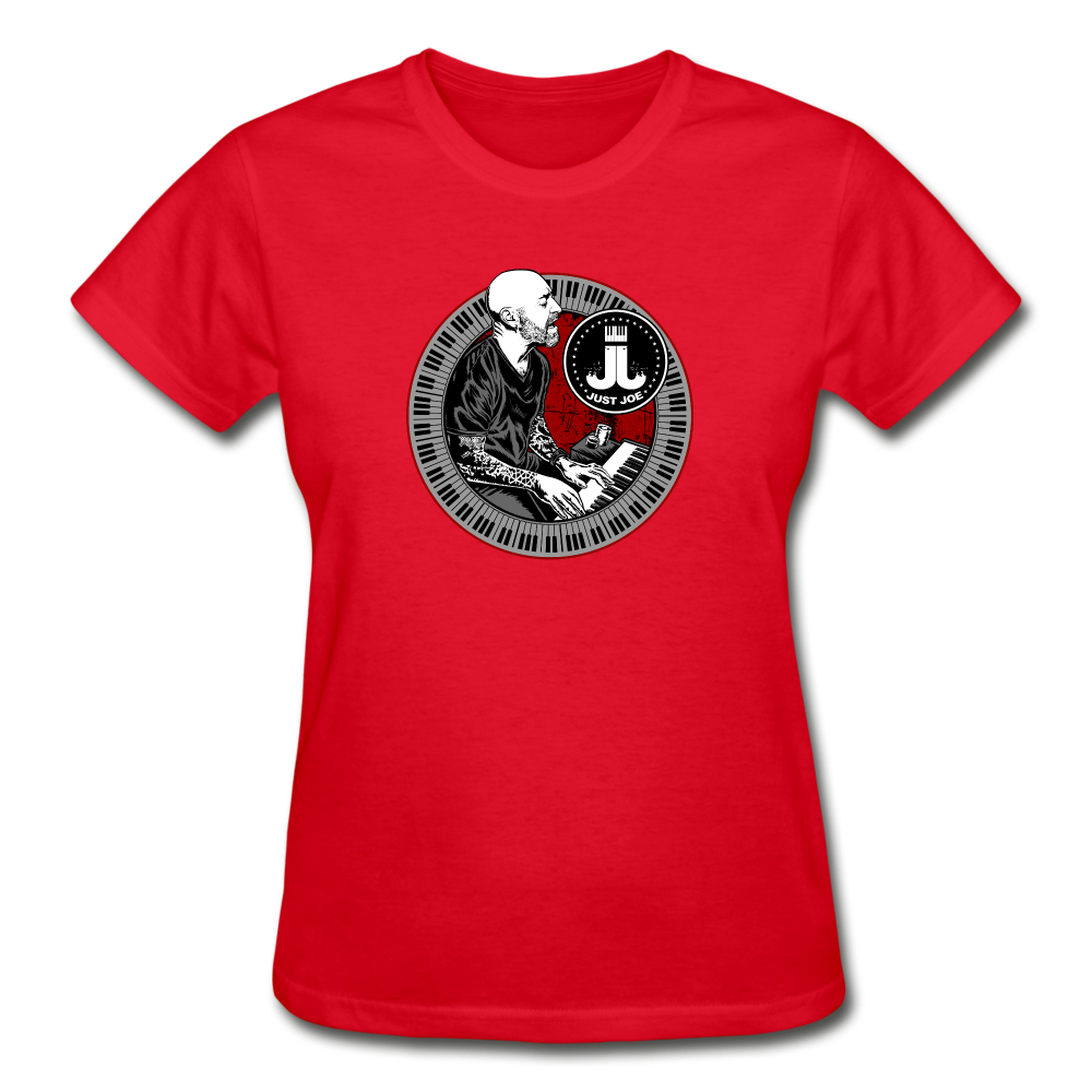 Just Joe Tour Gildan Ultra Cotton Ladies T-Shirt - red