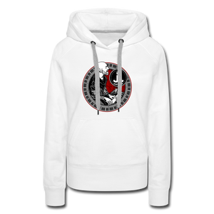 Just Joe Women’s Premium Tour Hoodie - white