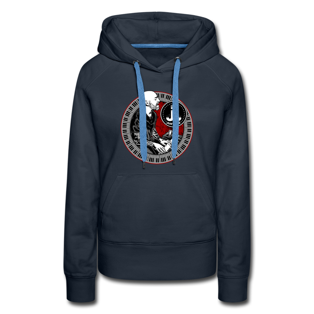 Just Joe Women’s Premium Tour Hoodie - navy