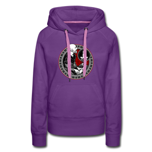 Just Joe Women’s Premium Tour Hoodie - purple